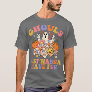 Camiseta Ghouvesse Ghouvesse Um Fantasma Floral Boo Pumpkin