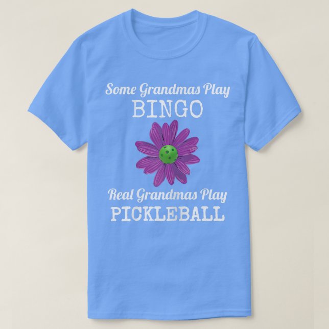 Camiseta Gi De Jogada De Pickleball Verdadeiro, Funny Pickl (Frente do Design)