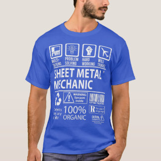 Camiseta Gi De Trabalho Certificado Com Multitarefa Mecânic