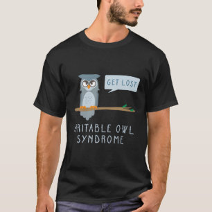 Camiseta Gi Enfermeira Gift Síndrome de Coruja Irritável Ga