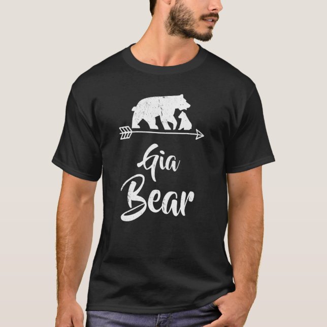 Camiseta Gia Bear Correspondendo Figurino de Natal da Famíl (Frente)
