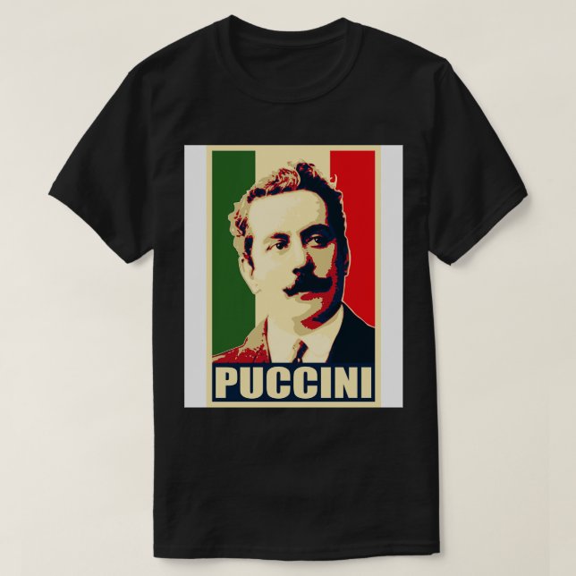 Camiseta Giacomo Puccini 1 (Frente do Design)