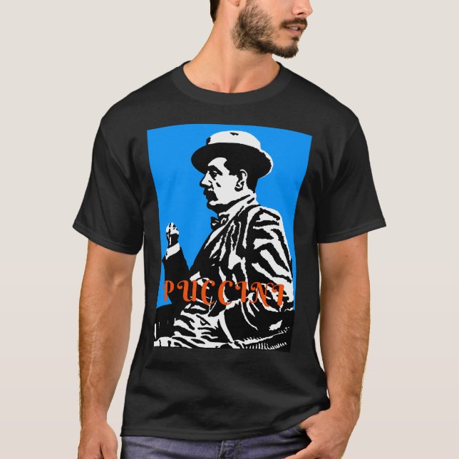 Camiseta Giacomo Puccini (1858 1924) digitalizado (Frente)
