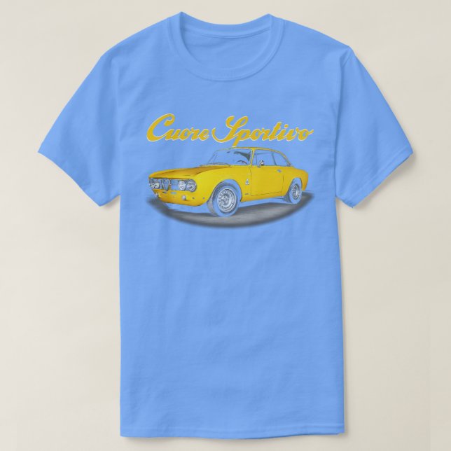 Camiseta giallo veloce (Frente do Design)