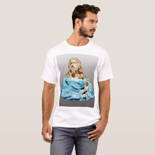 Camiseta Gian Lorenzo Bernini Bust do Cristo 1679 T-Shirt
