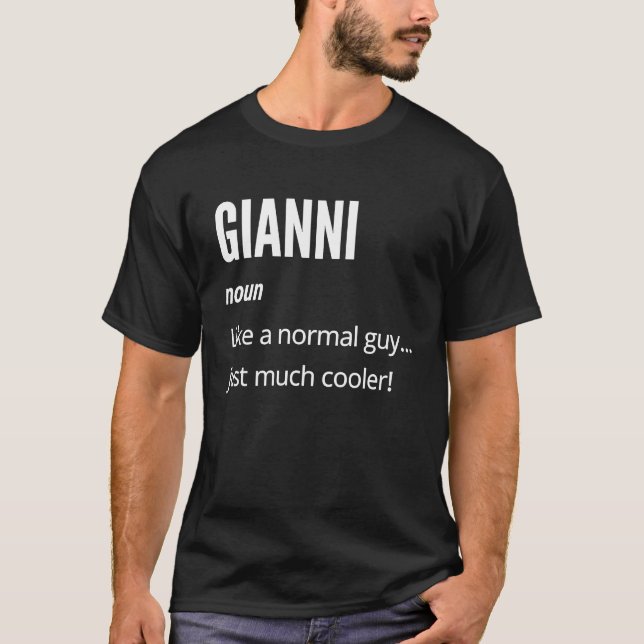 Camiseta Gianni  Substantivo Como um Normal Só que Muito Ma (Frente)