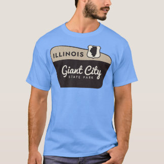 Camiseta Giant City State Park - Símbolo de boas-vindas do 