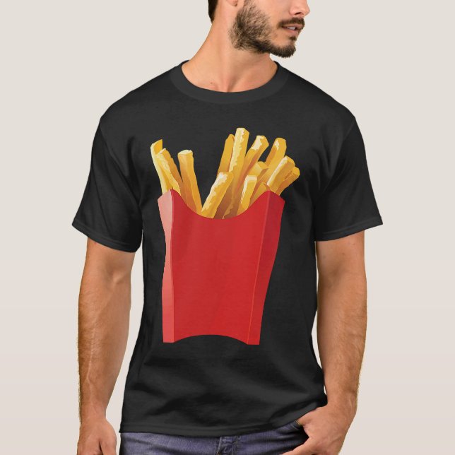 Camiseta Giant French Fries  makes a great Halloween costum (Frente)