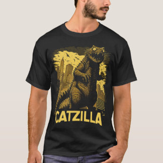 Camiseta Giant Kaiju Cat Monster Catzilla