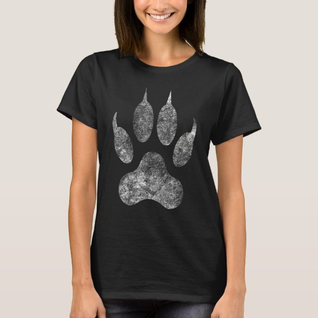 Camiseta Giant Lion Paw Footprint (Frente)