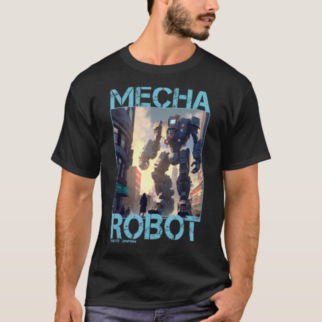 Camiseta Giant MECHA ROBOT Scifi do Japão (Frente)