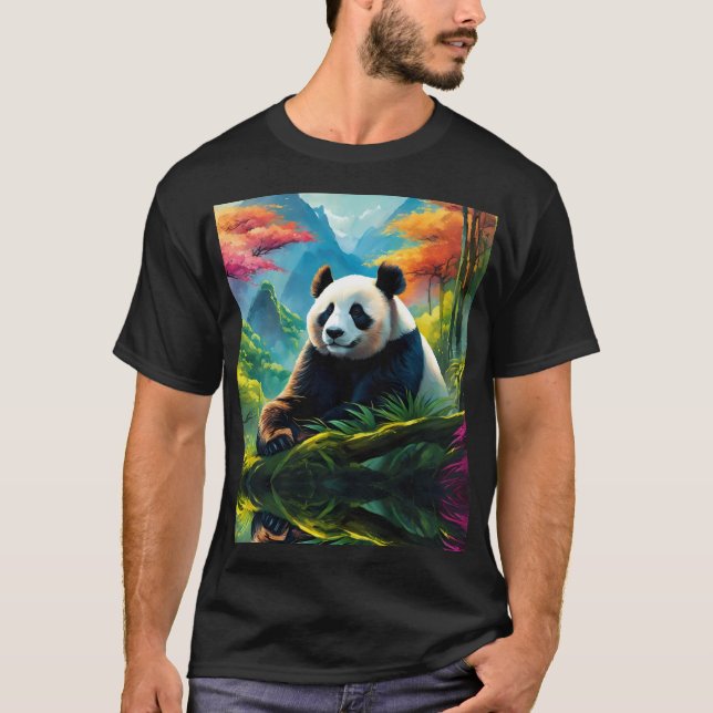 Camiseta Giant Panda - Escapadas de Montanha (Frente)
