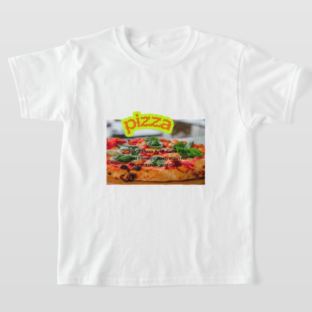 Camiseta Giant Pizza Image - Massive Delicious Food  (Postura )
