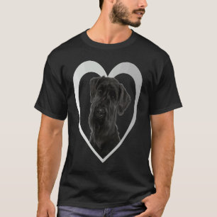 Camiseta Giant Schnauzer Dog Heart Giant Schnauzer 1
