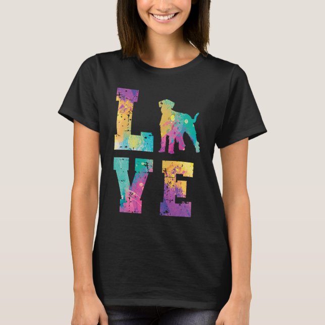 Camiseta Giant Schnauzer Love (Frente)