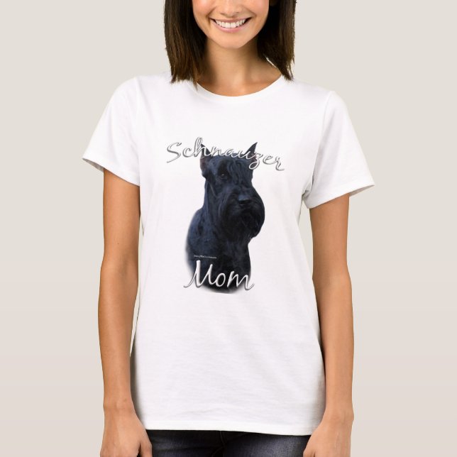 Camiseta Giant Schnauzer Mãe 2 (Frente)