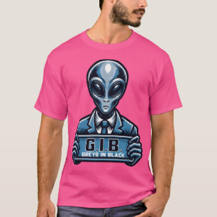 Camiseta Gib - Cinza em Preto