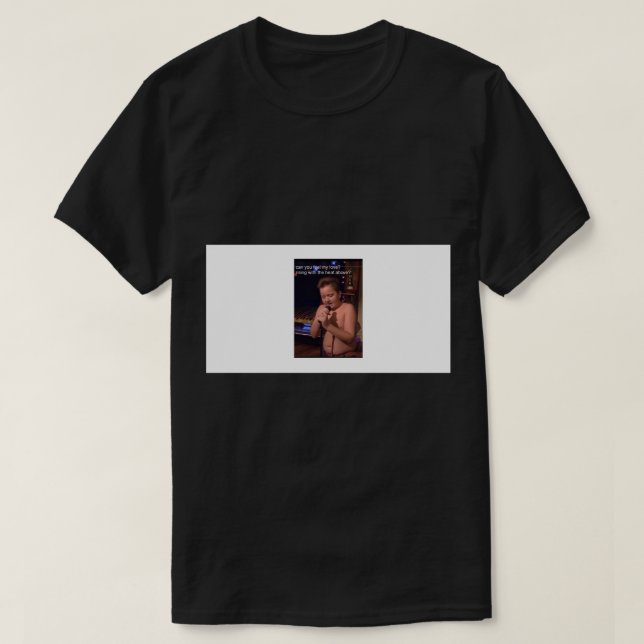 Camiseta gibby cantando calor acima da proteção do mouse (Frente do Design)