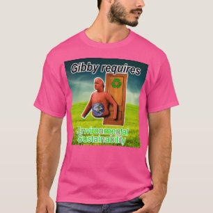 Camiseta Gibby Exige Sustentabilidade Ambiental