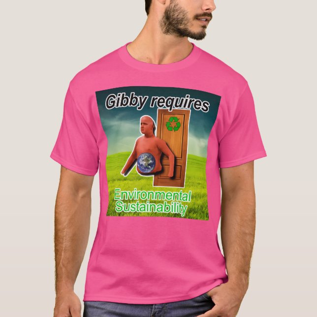 Camiseta Gibby Exige Sustentabilidade Ambiental (Frente)