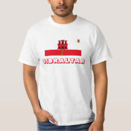 Camiseta Gibraltar Flag E Crest T-Shirt