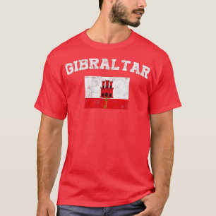 Camiseta Gibraltar Flag Vintage