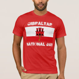 Camiseta Gibraltar National Day T Shirt Design