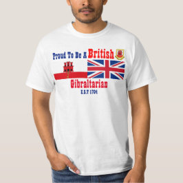 Camiseta Gibraltar Orgulha-Se De Ser Um Gibraltar Britânico