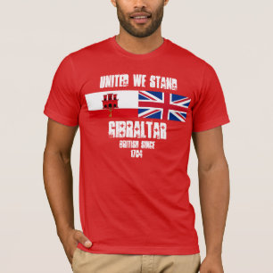 Camiseta Gibraltar uniu-nos está o design do t-shirt