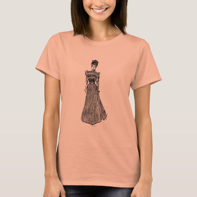 Camiseta Gibson Girl Silhouette (Frente)