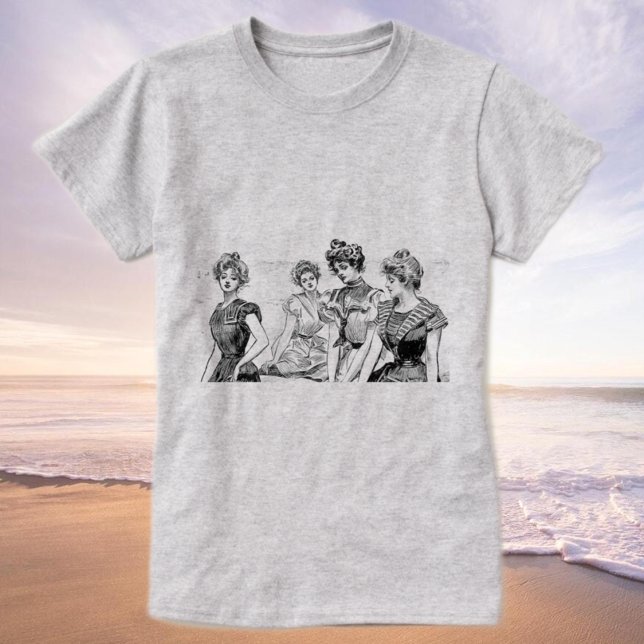Camiseta Gibson Girls na Praia (Criador carregado)