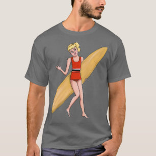 Camiseta Gidget vai surfar