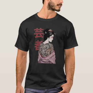 Camiseta Giesha Mulher de Arte