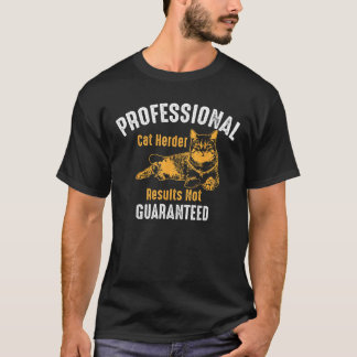 Camiseta Gif de Criador de Gatos Profissional Resultados Nã