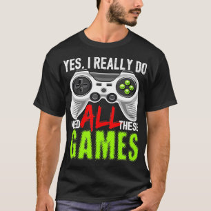Camiseta Gif de Fácil Gamer Video Game Controller Party