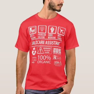 Camiseta Gif de Trabalho Certificado Multitarefa do Assiste