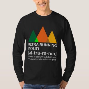 Camiseta Gif Definição de Corredor de Maratona Engraçado de
