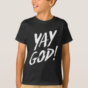 Camiseta Gif Divertido Deus Gráfico Jesus Religião Cristã