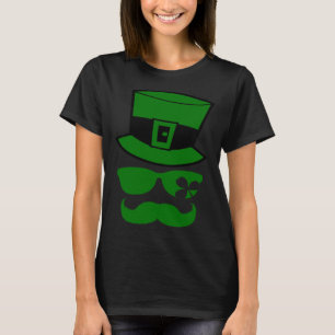 Camiseta Gif do Dia de São Patrício Gráfico Irlandês Resfri
