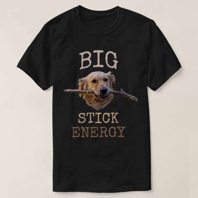 Camiseta Gif do Proprietário do Retriever de Ouro Engraçado (Frente do Design)