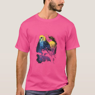 Camiseta Gif Gif do Proprietário de Pet Pássaro de Parquet 