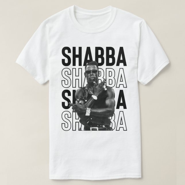 Camiseta Gifa Idea shabba classifica Rock Music Love Men (Frente do Design)