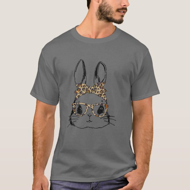 Camiseta Gift Bonny Face Leopard Óculos Fósforo (Frente)