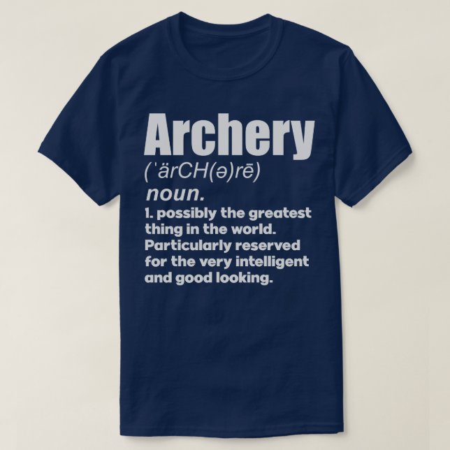 Camiseta Gift de treinador da Archery Girl (Frente do Design)