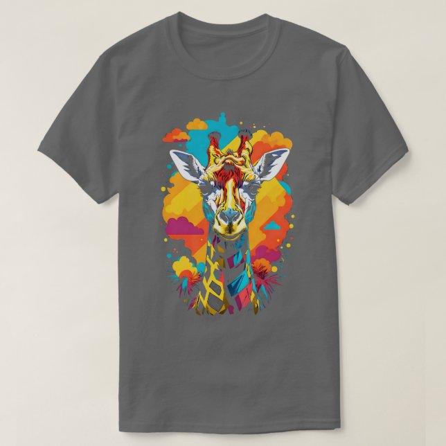 Camiseta Gift do amante de Giraffe (Frente do Design)