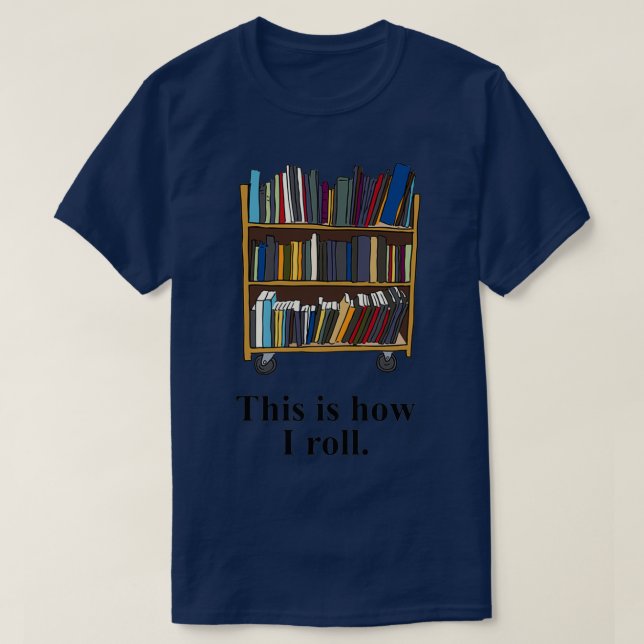Camiseta Gift do Assistente de Biblioteca de Bibliotecas Fu (Frente do Design)