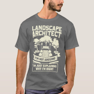 Camiseta Gift do Designer de Trabalho do Arquiteto Funny La