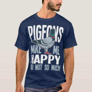 Camiseta Gift do dono do pombo Pigeon Pigeon Sussurre Pigeo