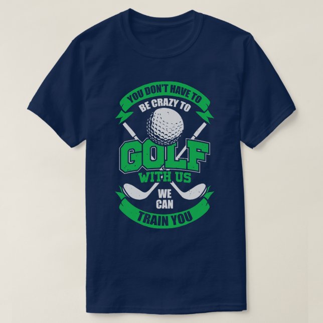 Camiseta Gift do Jogador de Golfe da Equipe de Golfe Engraç (Frente do Design)