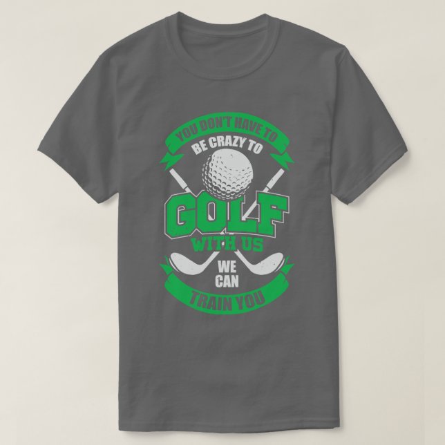 Camiseta Gift do Jogador de Golfe da Equipe de Golfe Engraç (Frente do Design)